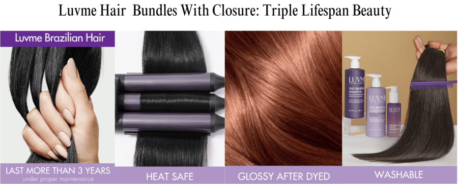 Luvme Hair Launches Bundles with Closure Offering Triple Lifespan of Conventional Extensions